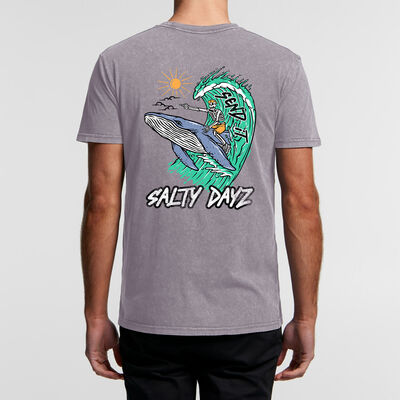 Vintage Surf Shirt -Stone Wash ~ Send It. Thumbnail