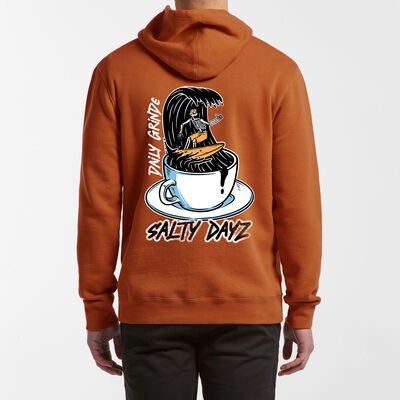 Salty Dayz Classic Unisex Hoodie ~ Daily Grinde – Hooded Jumper. Thumbnail