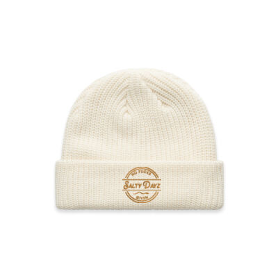 Knitted Beanie ~ No Fucks Given. Thumbnail