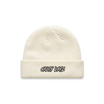 Knitted Beanie ~ Salty Dayz. Thumbnail